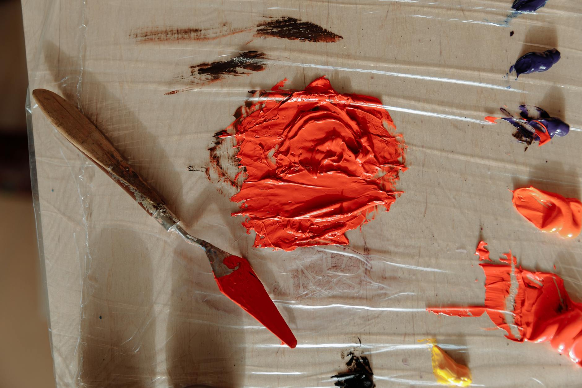 comment faire du orange en peinture